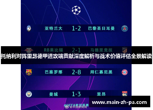 托纳利对阵里昂德甲进攻端贡献深度解析与战术价值评估全景解读 托纳利对阵里昂德甲进攻端贡献深度解析与战术价值评估全景解读